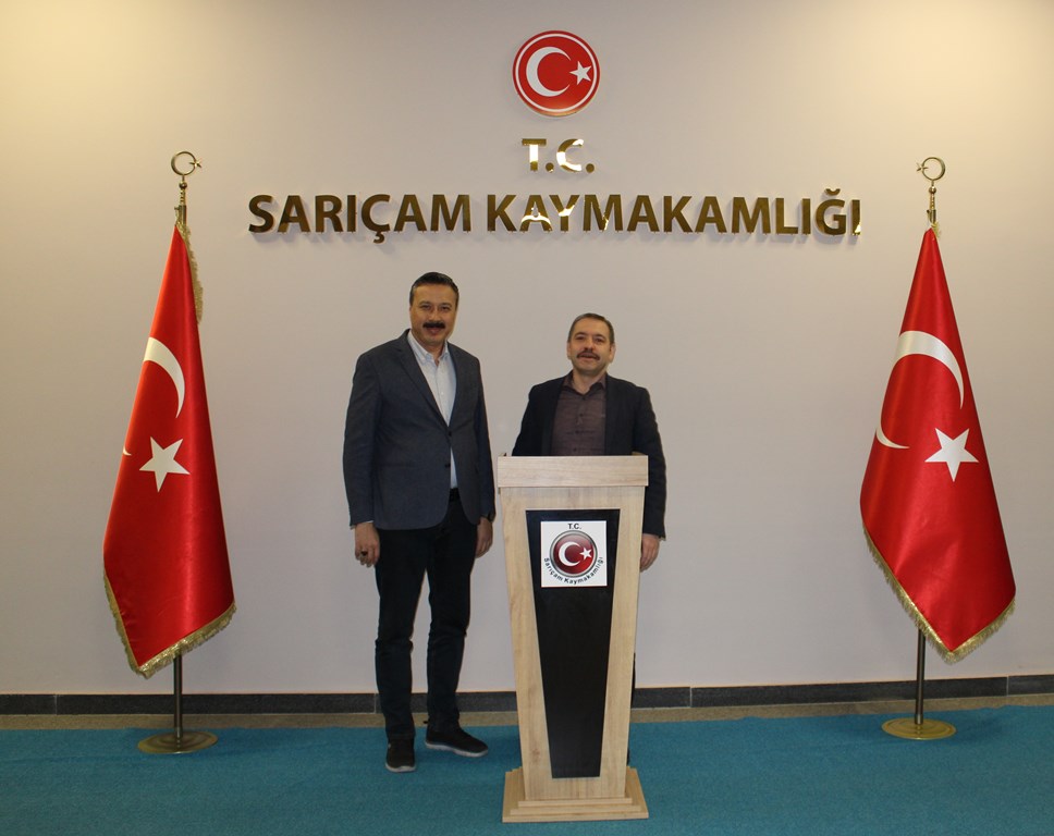 Cumhurbaşkanlığı Güvenlik İşleri Genel Müdürü Sayın Yusuf KARALOĞLU İlçemiz Kaymakamı Müfit GÜLTEKİN'i Makamında Ziyaret Etti.
